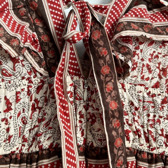 Sea NY Smocked Midi Printed Ivette Dress - Picture 9 of 14